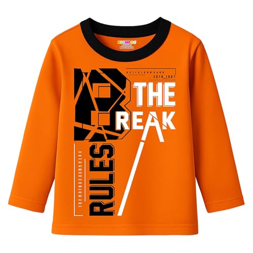 Image of Kuchipoo Boys Full Sleeves Cotton T-Shirt - Pack of 4