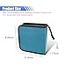 GAOLAOSY Car CD Case, 40 Capacity Hard Plastic DVD Disc Organizer Holder with Zipper, Portable Protective CD Storage Binder Wallet, Universal Auto Accessories for Car Home Travel Office (Blue)