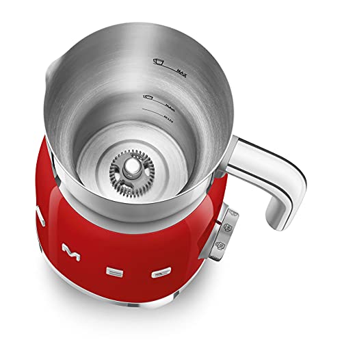 Smeg Espumador de leche, 220 Volts MFF01RDEU | Rojo - Imagen 7