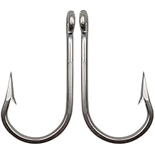 Fishing Hooks Big Game Tuna Hooks 10pcs Extra Strong Stainless Steel Forged Hooks Saltwater Fishing Tackle