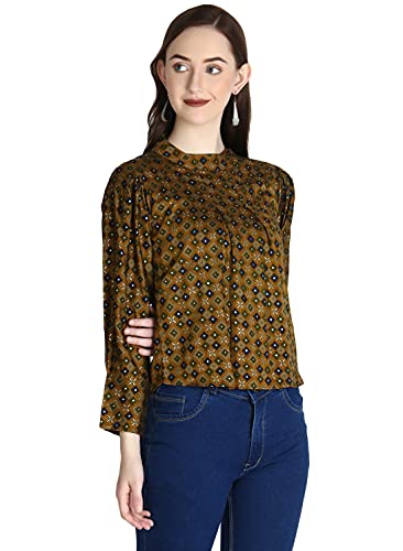 Image of DHRUVI TRENDZ Women's Regular Fit Shirt