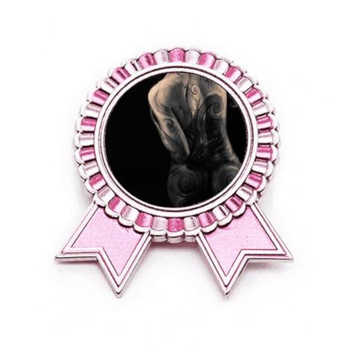 Broche rose pour tatouage corporel rigide en métal véritable M