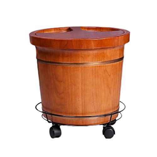 Spa de pies de madera natural BABYCE 39x35x31 cm