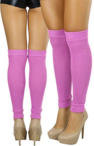 Image of ToBeInStyle Women's Sexy Soft Knit Thick Knee High long Leg Warmers