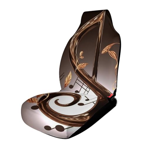 Protection de siège de voiture anti-usure housse élastique universelle motif musique