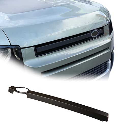 Image of Front Grille Trim Strips for Land Rover Defender 90 110 2020-2026 Grille Trim Strips Cover Frame Car Decorations Stickers (Matte Black)