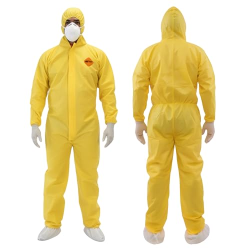 Tiger Tough Products unisex-adult Chemical Hazard Protection Coveralls Coverall (pack of 1)