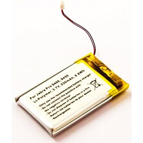 Preisvergleich Produktbild MicroBattery MBXJA-BA0001 Kopfhörerzubehör, Akku, Jabra, Pro 9400, Pro 9450, Pro 9460, Pro 9465, Pro 9470, Lithium Polymer, 230 mAh, 3,7 V