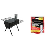Camp Chef Alpine CS14 Heavy Duty Cylinder Tent Cabin Stove with damper and side shelves & 3M High...
