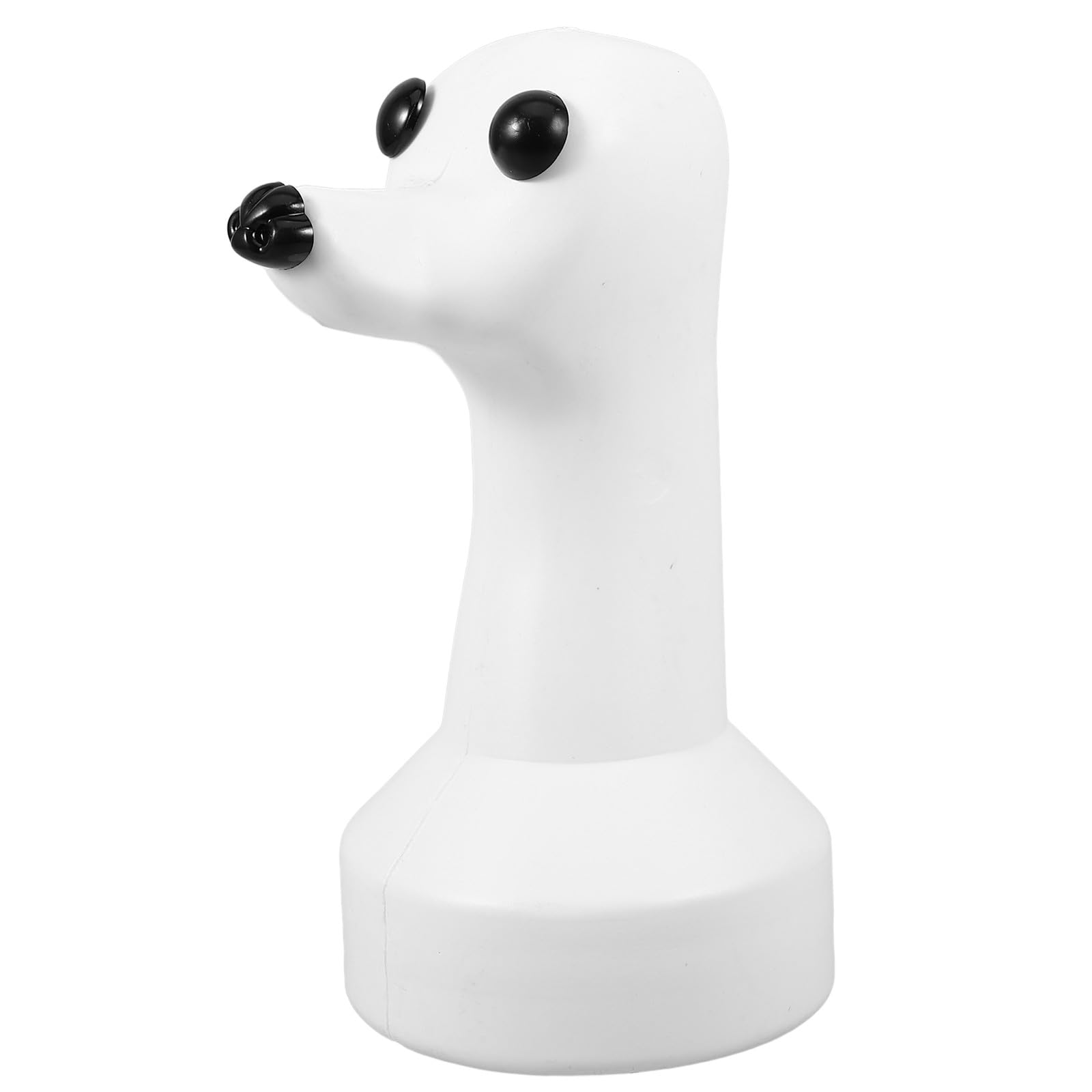 Didiseaon Testa Cane in Plastica Bianca per Toelettatura Professionale Aspetto Realistico, per Uso DIY e Abbigliamento per Animali Domestici