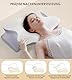 FAIORD Memory Foam Kopfkissen,Ergonomisches Nackenkissen,Stützendes Kissen,Geeignet für Seiten-,Rücken-und Bauchschläfer,Abnehmbare Kissenbezüge,54 x 40 x 11/12cm