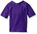 Kanu Surf Big Girls Jade UPF 50+ Sun Protective Rashguard Swim Shirt, Alexa Purple, Medium (10)