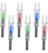 6PCS LED Lighted Nocks Für Pfeile - Leuchtende Pfeilspitzen Für Bogenschützen