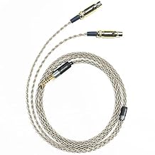 6N Single Crystal Silver 4.4mm/4Pin XLR Headphone Cable for AUDEZE LCD-X LCD-XC LCD2 LCD3 LCD4 LC-5 LCD24 LCD-MX4 MM-500 MEZE Empyrean Elite Kennerton Thror Vali Thekk 3.5mm Plug
