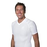 IntelliSkin Men's PostureCue V-Tee White Medium