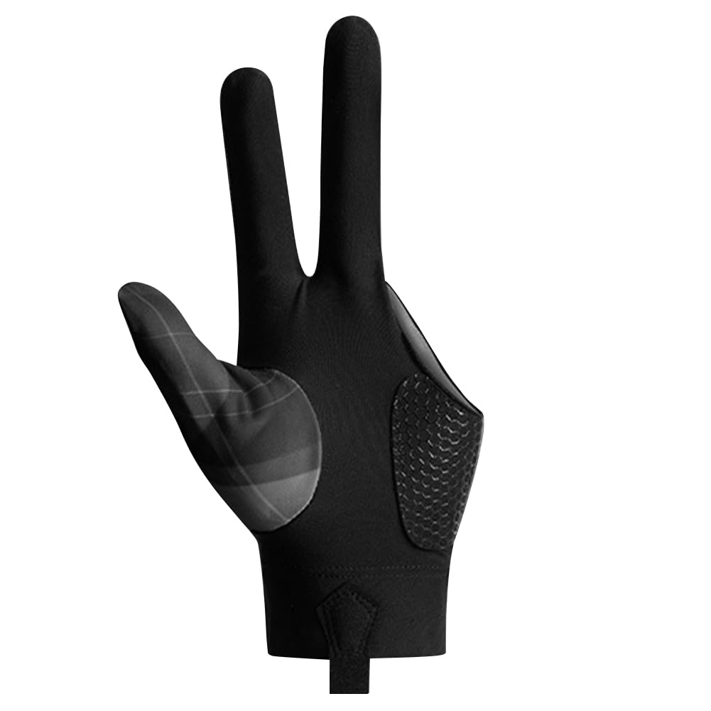 HTU Full-Finger Billiards Gloves Non-Slip Billiard Training Gloves Left/Right Hand Universal Billiard Sports Accessories