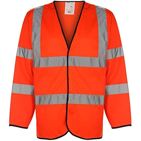StandSafe Hi-Vis Long Sleeveed Waistcoat/Vest, Orange, L Cover