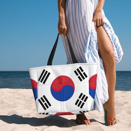 Sac à bandoulière imperméable drapeau Corée noir taille unique - 2