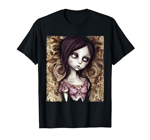Goth Aesthetic Grunge Occult Emo Satanic Sad Girl Gothic Camiseta