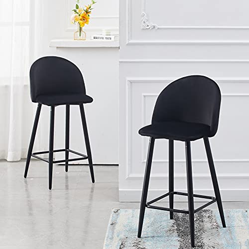 Taburetes de Bar Terciopelo Marca LEMROE