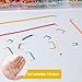 840 Pcs Breadboard Jumper Wires Kit, PCB Breadboard Jumper Wire Cables, Solderless Flexible Breadboard Wire Kit, Circuit Board Breadboard Wires Assortment for Arduino, 14 Vaules 2-125 mm