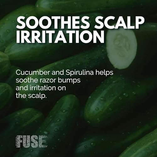 Fuse Sport Scalp Aftercare - Minimizes Oily Skin- For Shaved heads & Smp - All Phases of a Shaved Head - Made in USA - 4oz (Pack of 3)(All Blue)