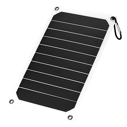 Panneau solaire portable chargeur USB 5V étanche IP64 pour camping, randonnée et batterie de bateau