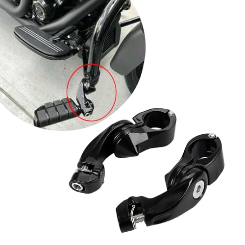 Pinces de montage pour Softail avec adaptateur de repose-pieds 32mm