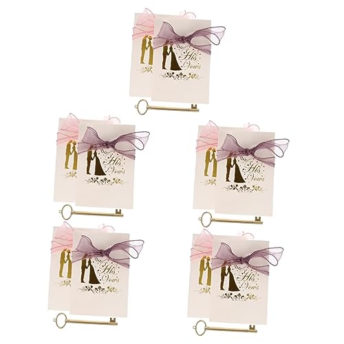 Cartes de vœux de mariage NUOBESTY pour une atmosphère romantique