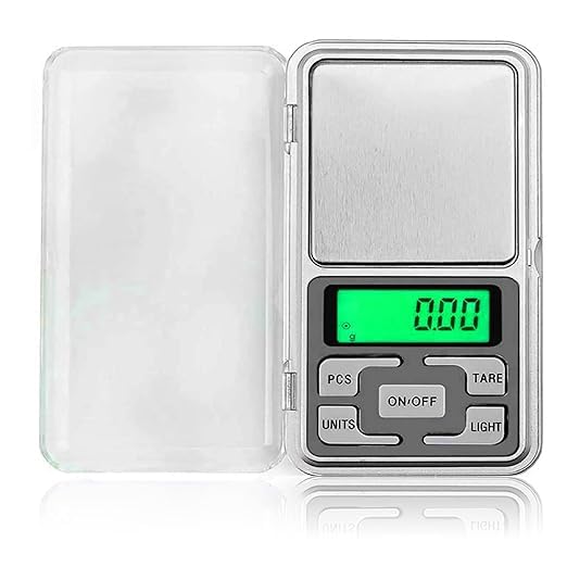 spiderjuice 1pc potable weighing digital pocket mini gram scale weight machine for jewelry, chemical and kitchen