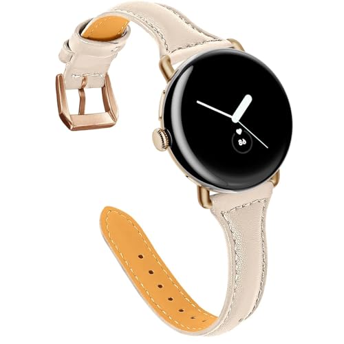 TUV PLNT �X�������U�[�o���h Pixel Watch 4/3 45mm�o���h�Ή� ���X�g�o���h�X�g���b�v Google Pixel 4/3/2/1 Watch 41mm�p (�x�[�W��/���[�Y�S�[���h Google Pixel Watch 4/3/2