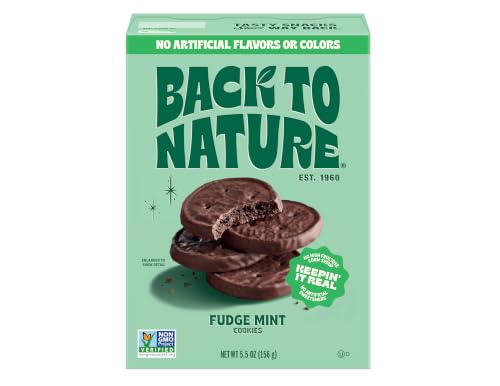 Back to Nature Fudge Mint Cookies...