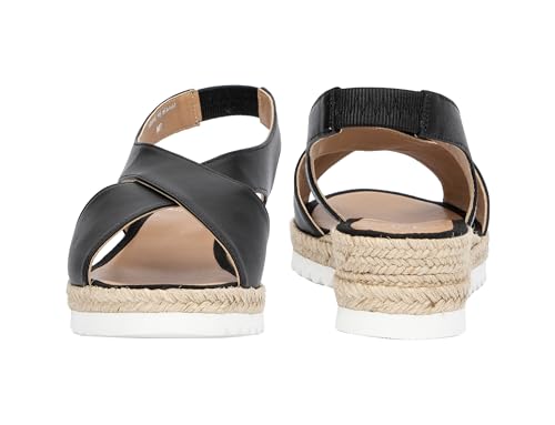 Image of Aquatalia Women's Adelina, Sandals, Heel, Casual, Elastic, Round Toe, Rubber Outsole