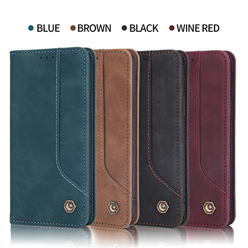 Capa tipo Carteira MOONCASE para iPhone XS Max, Capa Protetora Flip Magnético de Couro PU com Titula