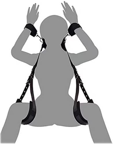 Bed Restraint for Queen Size Bed Sex Resistant Tie Legs and Arms for Women Hand Leg Cuffs Ankle Wrist Restraints Bondaged Restraints Kit Adults for Couples King Bed Sexy Spreaders Toys Sweater T6