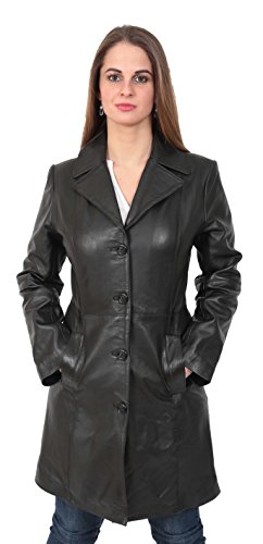 Veste en cuir véritable femme Cynthia : affirmez votre assurance avec le style Mac Noir
