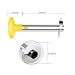 SameTech - Cortador de cocina de acero inoxidable para frutas y piñas