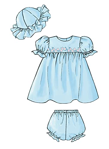 Butterick Patterns B4110 Infants' Dress, Panties, Jumpsuit And Hat #TOP4