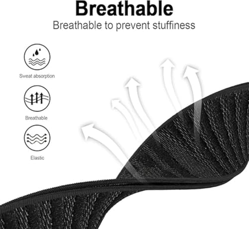 DADO Multi Pack Sport Replacement Wristband Compatible with Whoop 4.0 Band, Breathable, Soft and Comfortable Replacement Strap | Elastic & Easy to Use (3 Pack - Black, Black Grey, Blue) by DADO - Image 2