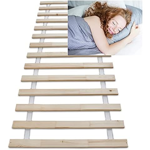 Wolkenland Premium Rollrost Rolllattenrost für Ihr Bett - Lattenrost - stabile 2 cm Dicke Holzlatten bis 400 kg belastbar - 4 Größen zur Wahl Cover