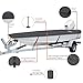Classic Accessories StormPro Heavy-Duty Boat Cover, Fits boats 12 ft - 14 ft long x 68 in wide, Charcoal