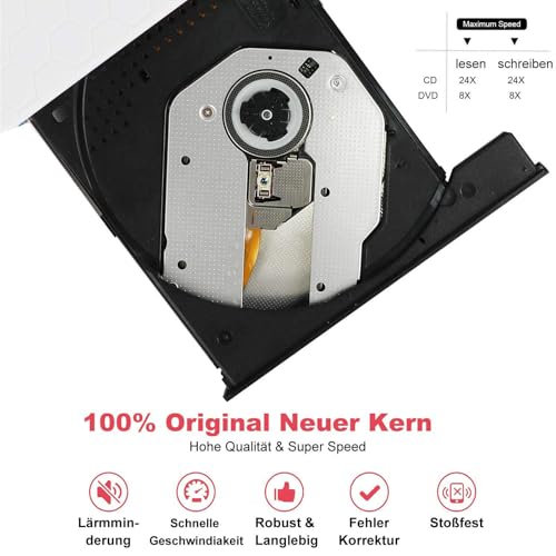 Graveur DVD externe USB C pour regarder vos films en déplacement sur PC portable - 4