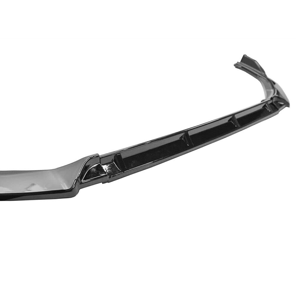 Gloss Black Front Spoiler Wing Lip Splitter Fit for Compatible with Toyota RAV4 2019 2020 2021 2022 2023 2024, Air Dam Chin Body Kit Accessories