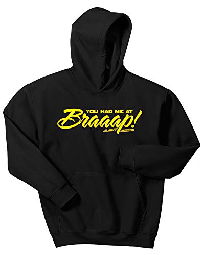 Just Ride BRAAAP! His or Hers Motocross Hoodie Sweatshirt Number Plate Custom Personalized