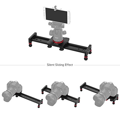 Image of Andoer 30cm /12inch Aluminum Alloy Camera Track Slider Video Stabilizer Rail for DSLR Camera Camcorder DV Film Photography, Load up to 11Lbs