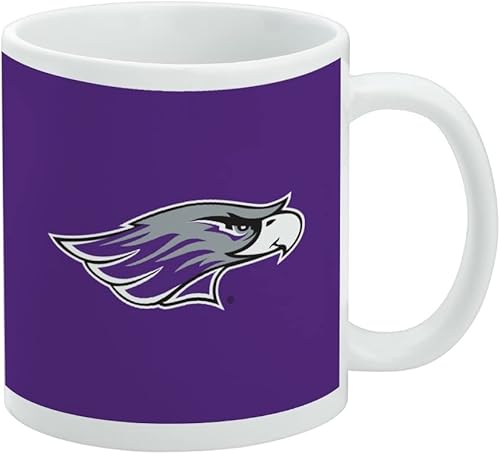 Vista 196 de Taza de cerámica con el logotipo principal de la Universidad de St. John, taza de regalo novedosa para café, té y bebidas calientes, 11oz, blanca