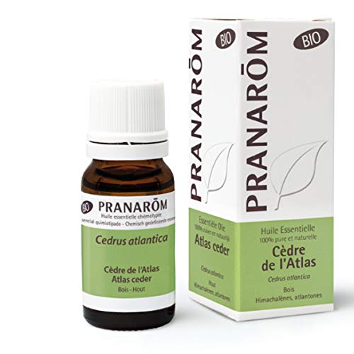PRANAROM - Cedro Del Atlas Bio - Aceite Esencial 100% Quimotipado - Cedrus Atlántica – Madera – Purificador - Confort Circulatorio - Difusión Atmosférica - 10ml.