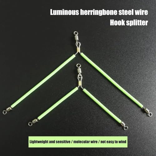 Conectores Luminosos para Pesca 10 Piezas Acero Inoxidable miniatura 7