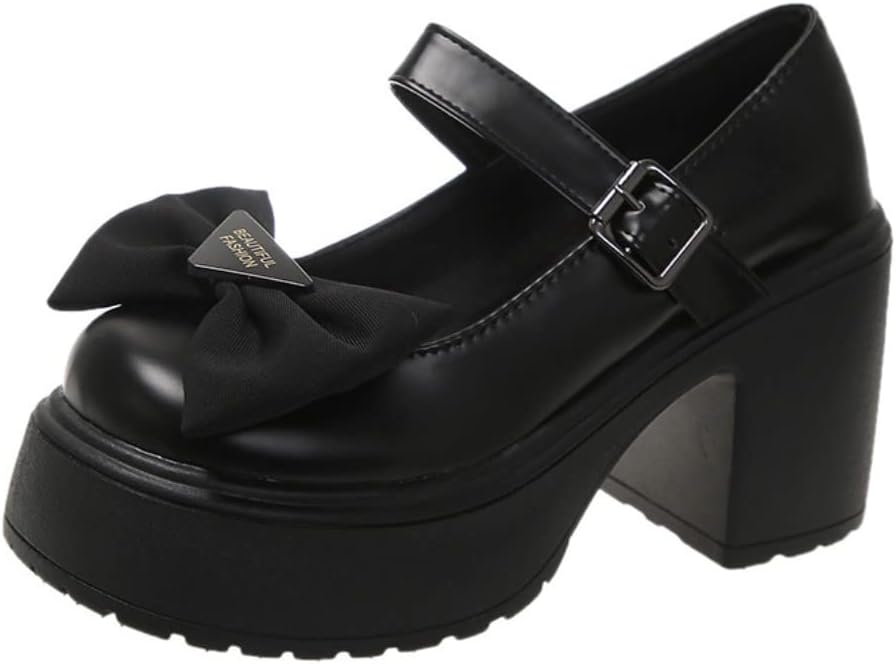 Ulalaza Women's Platform Mary Janes - Vintage Embroidery