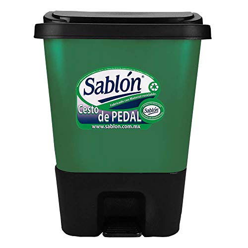 Reviews de Sistemas de clasificación de basura para comprar hoy. 41 Sablon Bote con Tapa y Pedal Para Basura Orgánica
